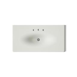 Kohler Iron/Impressions 43'' Enameled cast iron vanity top with integrated oval sink - Dune - image 3