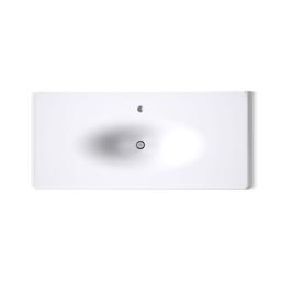 Kohler Iron/Impressions 49'' Enameled cast iron vanity top with integrated oval sink - White - image 3
