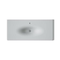 Kohler Iron/Impressions 49'' Enameled cast iron vanity top with integrated oval sink - Ice Grey - image 3