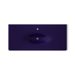 Kohler Iron/Impressions 49'' Enameled cast iron vanity top with integrated oval sink - Indigo Blue - image 3