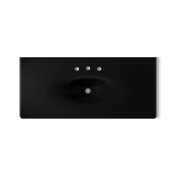 Kohler Iron/Impressions 49'' Enameled cast iron vanity top with integrated oval sink - Black - image 3
