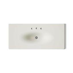 Kohler Iron/Impressions 49'' Enameled cast iron vanity top with integrated oval sink - Biscuit - image 3
