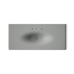 Kohler Iron/Impressions 49'' Enameled cast iron vanity top with integrated oval sink - Basalt - image 3