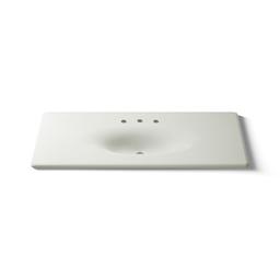Kohler Iron/Impressions 49'' Enameled cast iron vanity top with integrated oval sink - Dune - image 4