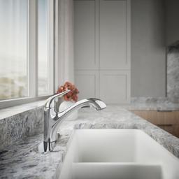 Jolt Pull-out kitchen sink faucet with two-function sprayhead - image 7