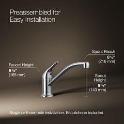 Jolt Single-handle kitchen sink faucet - image 3