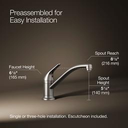 Jolt Single-handle kitchen sink faucet - image 3