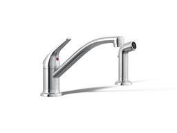 Jolt Single-handle kitchen sink faucet with side sprayer - image 1