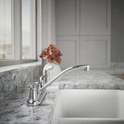 Jolt Two-handle kitchen sink faucet with side sprayer - image 7