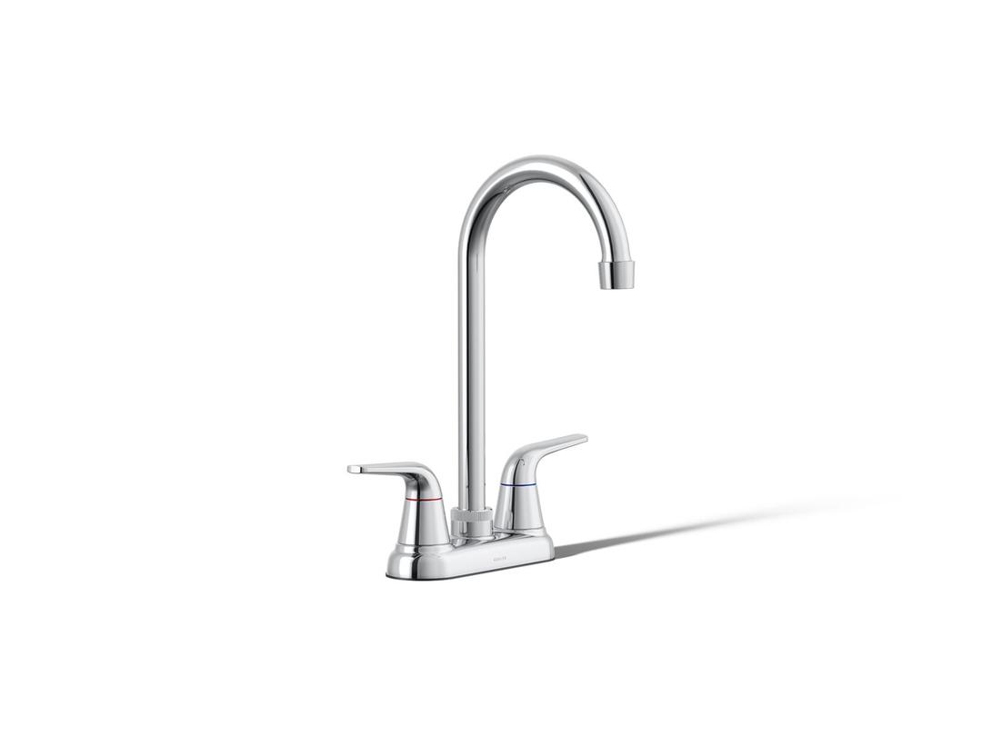 Jolt Two-handle bar sink faucet by Kohler
