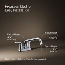 Jolt Two-handle utility sink faucet - image 3