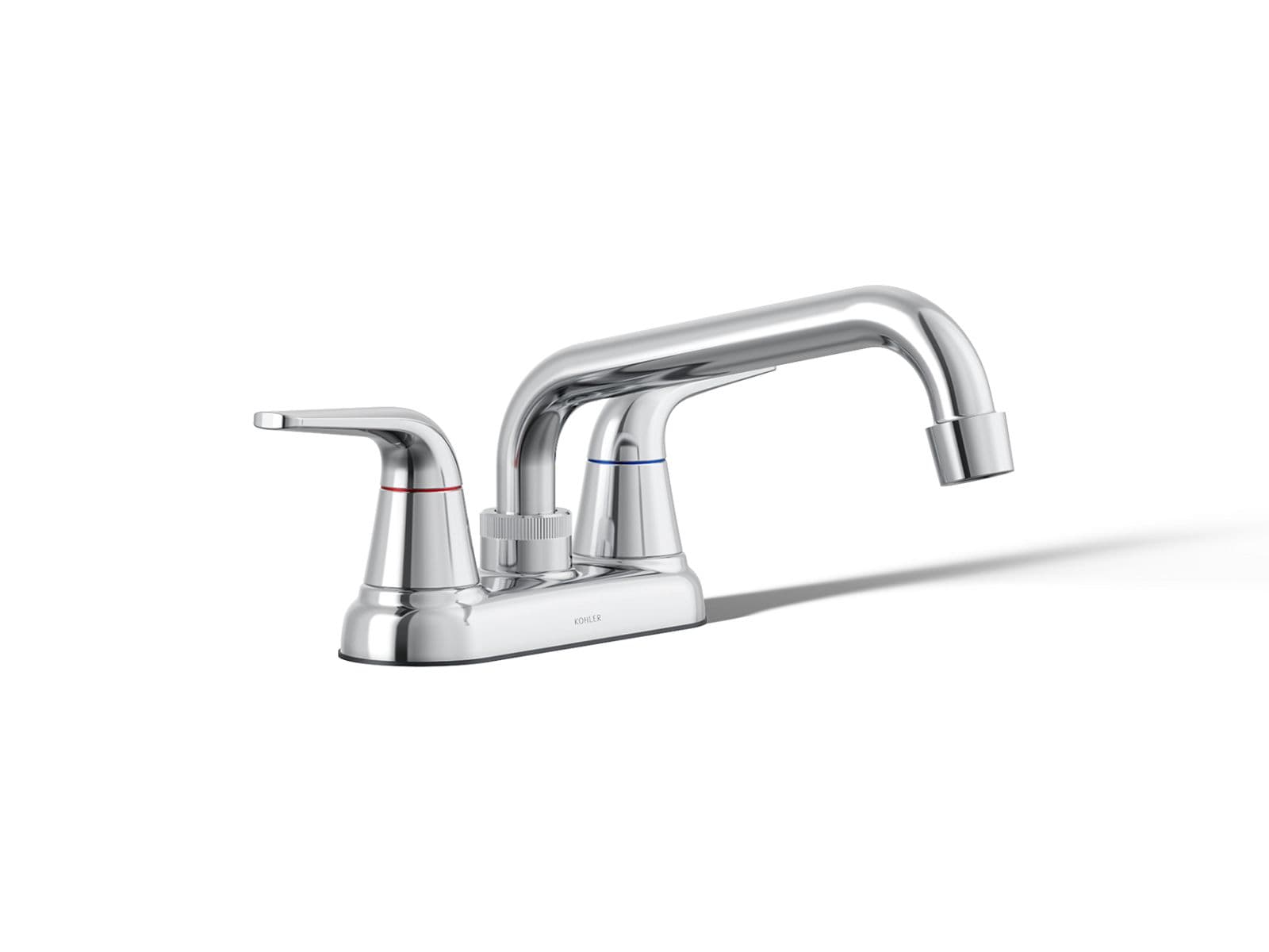 Kohler Jolt Two-handle utility sink faucet - Polished Chrome by Kohler