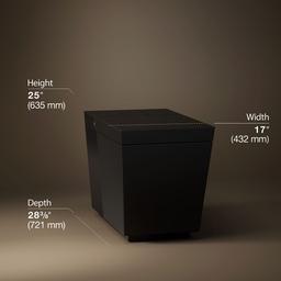 Kohler Numi 2.0 One-piece elongated smart toilet, dual-flush - Honed Black - image 3