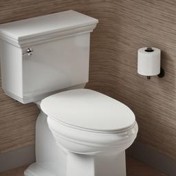 Kohler Papyrus Quiet-CloseE elongated toilet seat - White - image 2