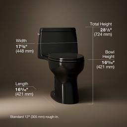 Santa RosaE ContinuousClean ST one-piece compact elongated toilet, 1.28 gpf - image 3