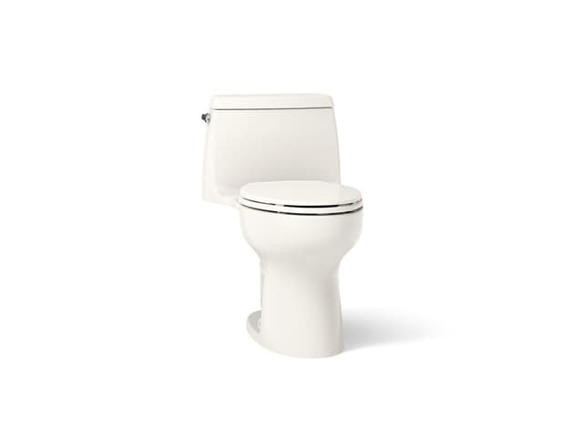 Kohler Santa RosaE ContinuousClean ST one-piece compact elongated toilet, 1.28 gpf - Biscuit