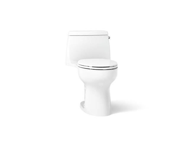 Santa RosaE One-piece compact elongated toilet, 1.28 gpf
