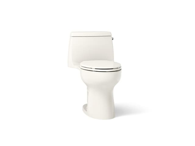 Kohler Santa RosaE One-piece compact elongated toilet, 1.28 gpf - Biscuit
