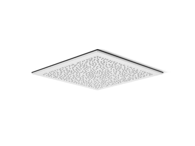 Kohler Real Rain 19'' two-function overhead shower panel, 1.75 gpm - White
