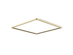 Kohler Real Rain Overhead panel trim - Vibrant Brushed Moderne Brass - image 1