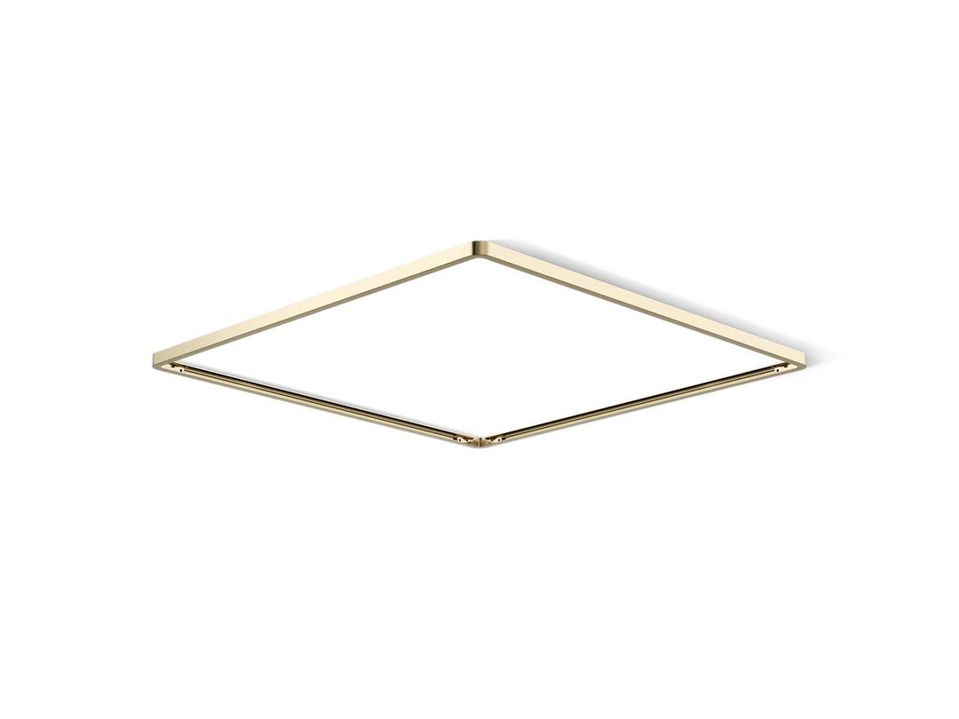 Kohler Real Rain Overhead panel trim - Vibrant French Gold by Kohler