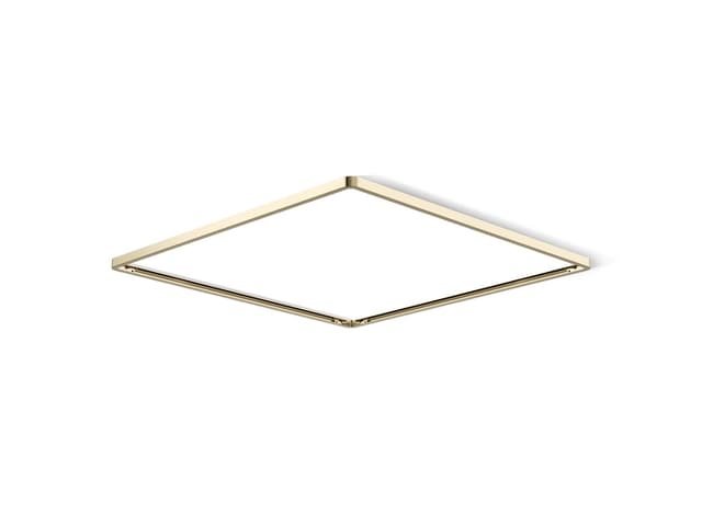 Kohler Real Rain Overhead panel trim - Vibrant French Gold