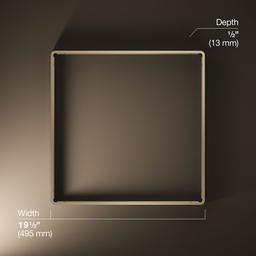 Kohler Real Rain Overhead panel trim - Vibrant Brushed Bronze - image 2