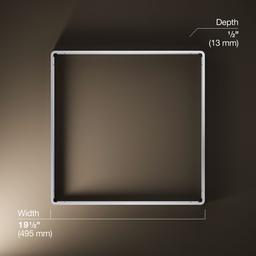 Kohler Real Rain Overhead panel trim - Polished Chrome - image 2