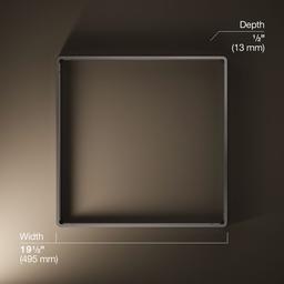 Kohler Real Rain Overhead panel trim - Vibrant Titanium - image 2