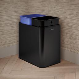 22-liter dual-compartment open-top trash can - image 8