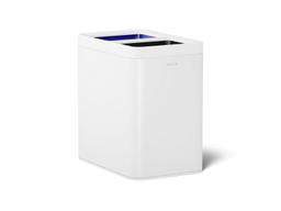 22-liter dual-compartment open-top trash can - image 1
