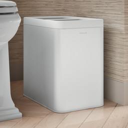 22-liter dual-compartment open-top trash can - image 2