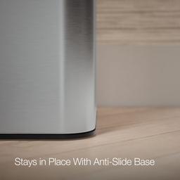 22-liter dual-compartment open-top trash can - image 6