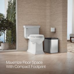 22-liter dual-compartment open-top trash can - image 5