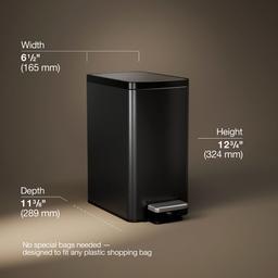 6-liter step trash can - image 3