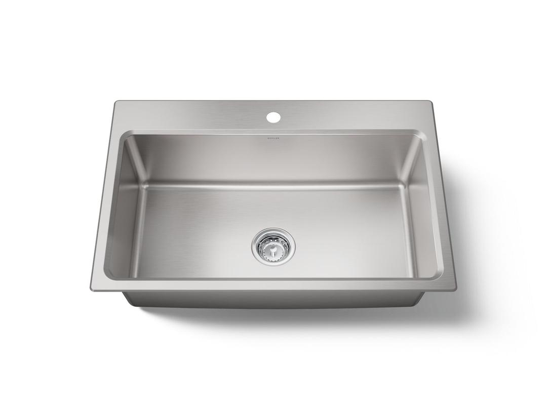 33in x 22in x9in Top-mount/Undermount Kitchen Sink by Kohler