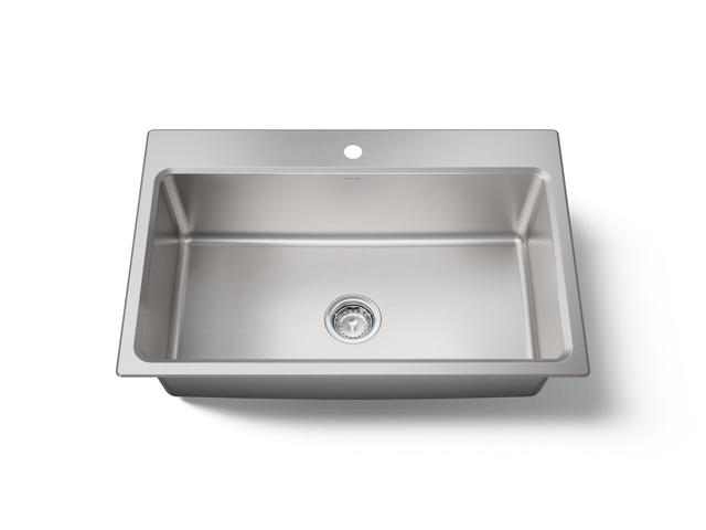 33in x 22in x9in Top-mount/Undermount Kitchen Sink