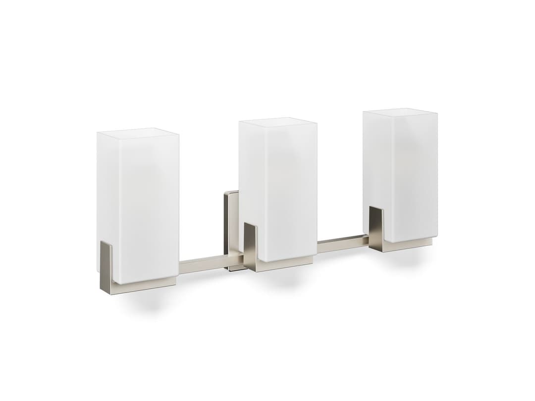 Kohler HonestyE Three-light sconce - Brushed Nickel by Kohler