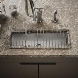 Kohler Undertone Trough 22'' undermount single-bowl kitchen sink - Stainless Steel - image 2