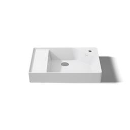 Kohler Spacity 24'' fireclay vanity top with integrated square sink - White - image 4