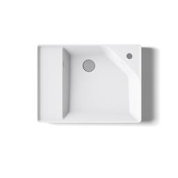 Kohler Spacity 24'' fireclay vanity top with integrated square sink - White - image 3