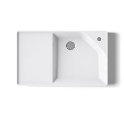 Kohler Spacity 30'' fireclay vanity top with integrated square sink - White - image 3