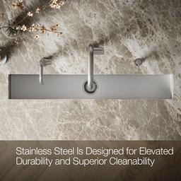 Kohler Undertone Trough 43'' undermount single-bowl kitchen sink - Stainless Steel - image 4