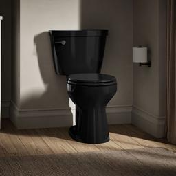 Kohler Cimarron Round-front toilet bowl - Black - image 2