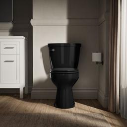 Kohler Cimarron Round-front toilet bowl - Black - image 3