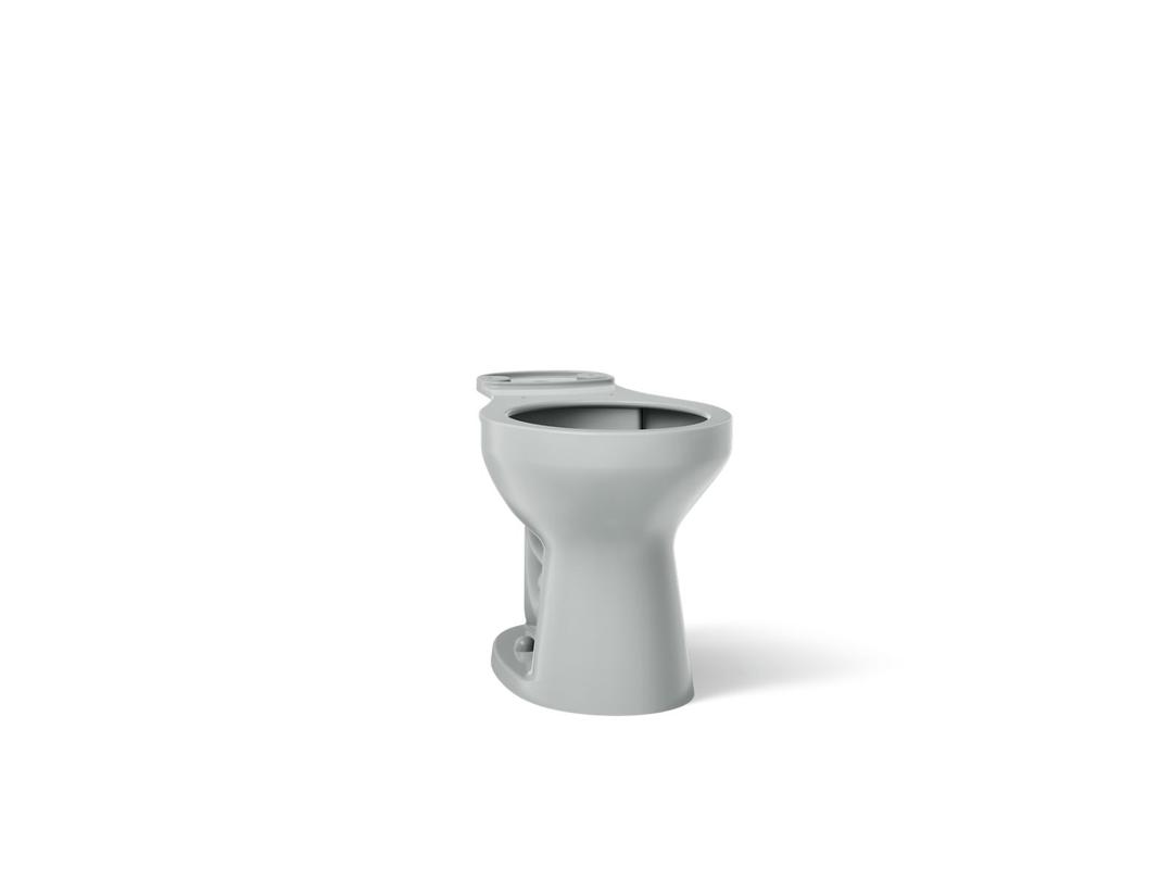Kohler Cimarron Round-front toilet bowl - Ice Grey by Kohler