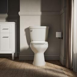 Kohler Cimarron Round-front toilet bowl - Biscuit - image 3