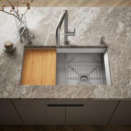 Kohler Poise 33'' undermount double-bowl kitchen sink - Stainless Steel - image 2