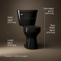 Kohler | Cimarron | Toilet - Black - image 3