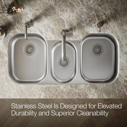 Kohler | Undertone | Undermount Kitchen Sink - Stainless Steel - image 4